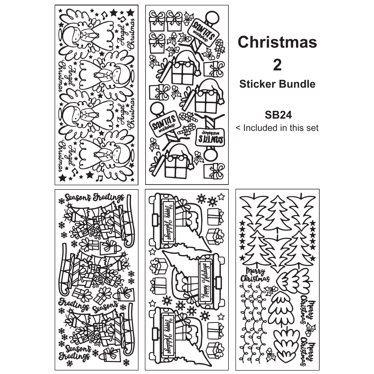 Christmas 2 Sticker Bundle