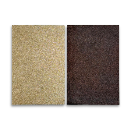Sand & Bronze Glitter Paper
