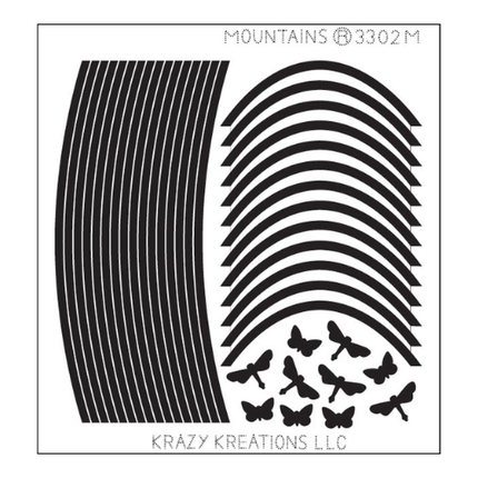 Mountains Sticker - Mini